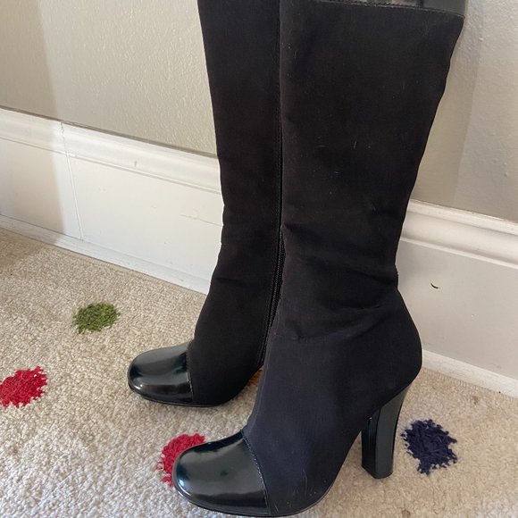Tahari Shoes - LIKE NEW Tahari black tall boots